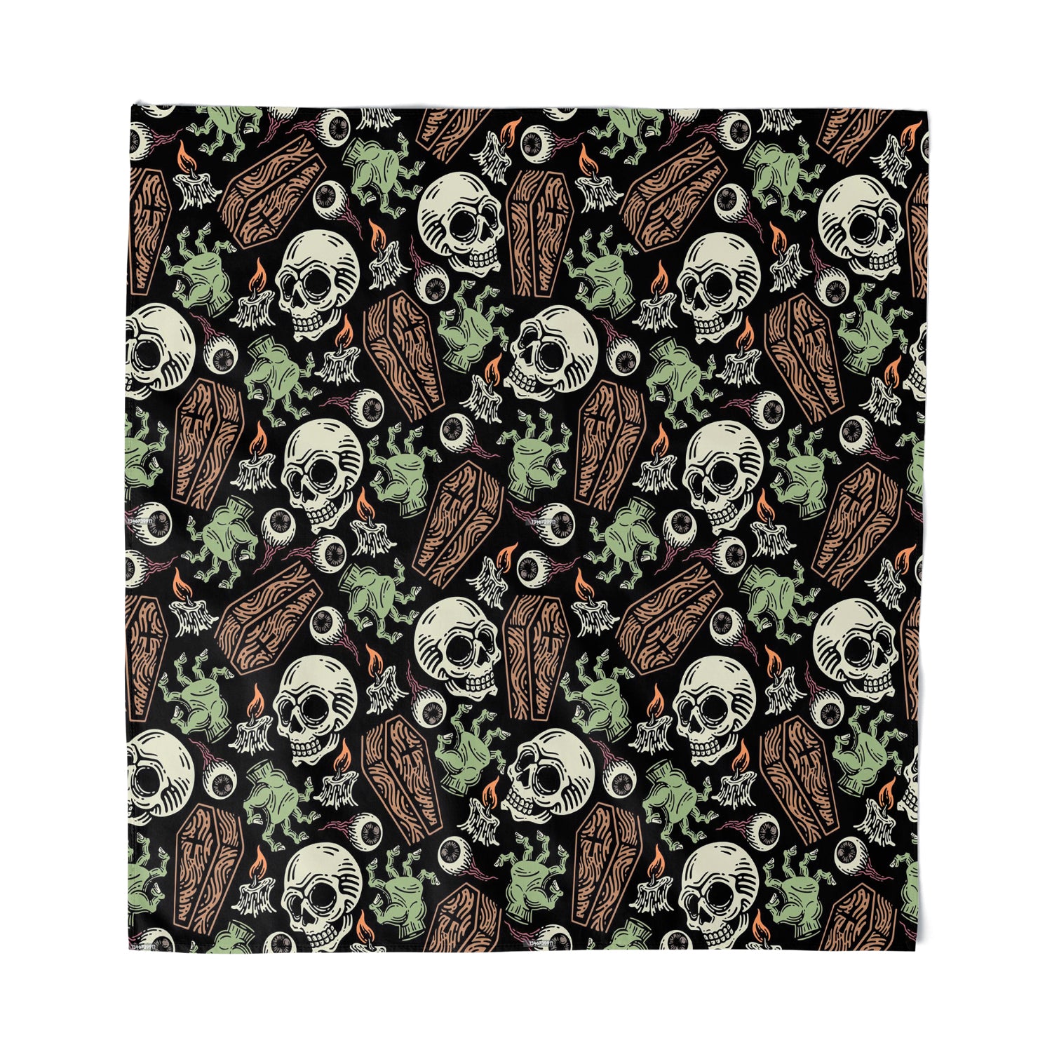 Coffins and Eyeballs Bandana - Shady Front