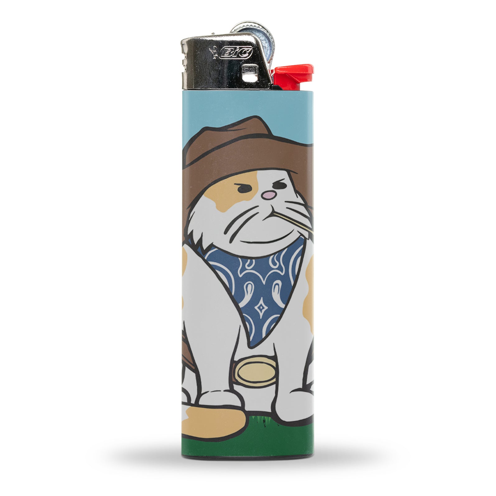 Cowboy Cat Lighter - Shady Front