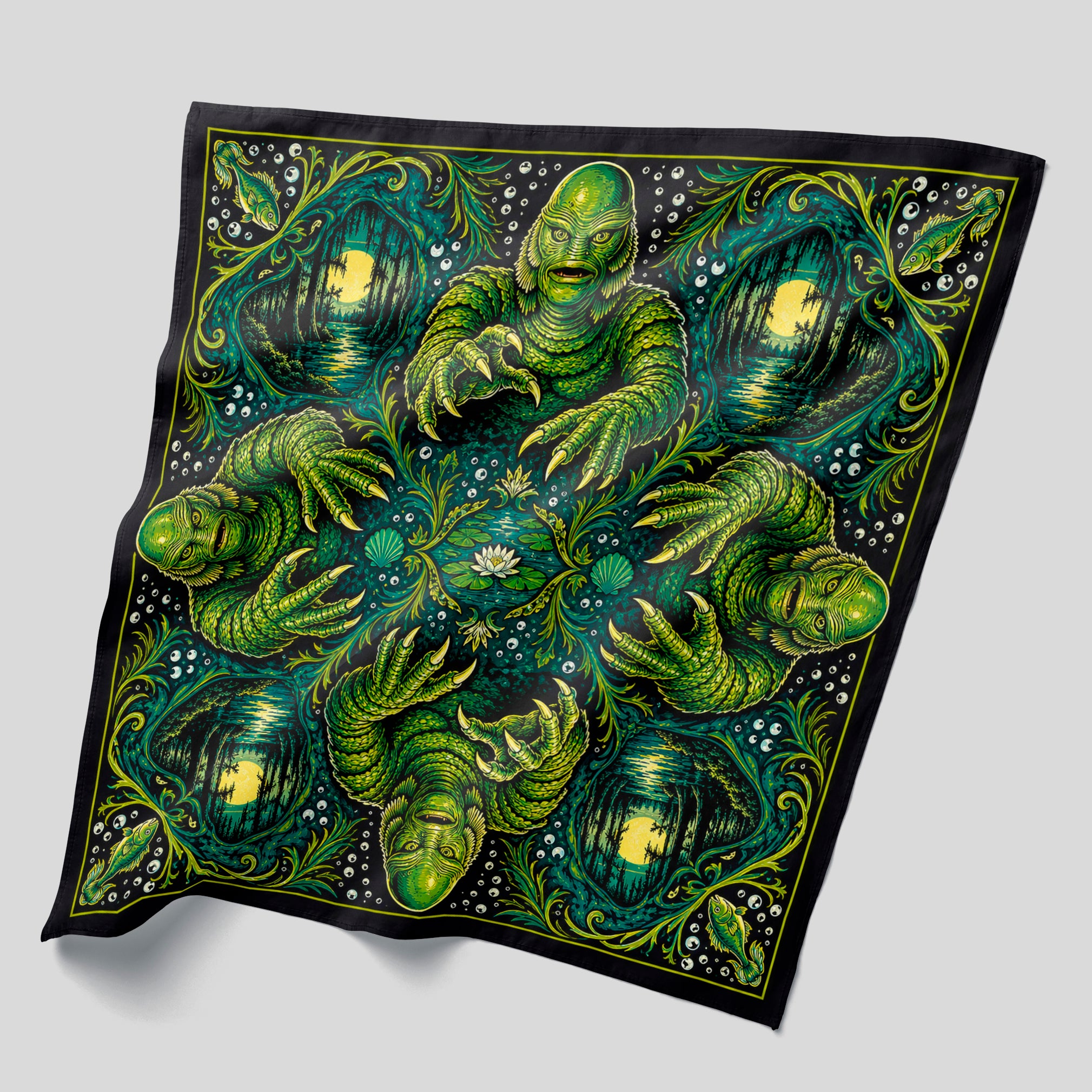 Wholesale Creature From the Black Lagoon Bandana - Shady Front