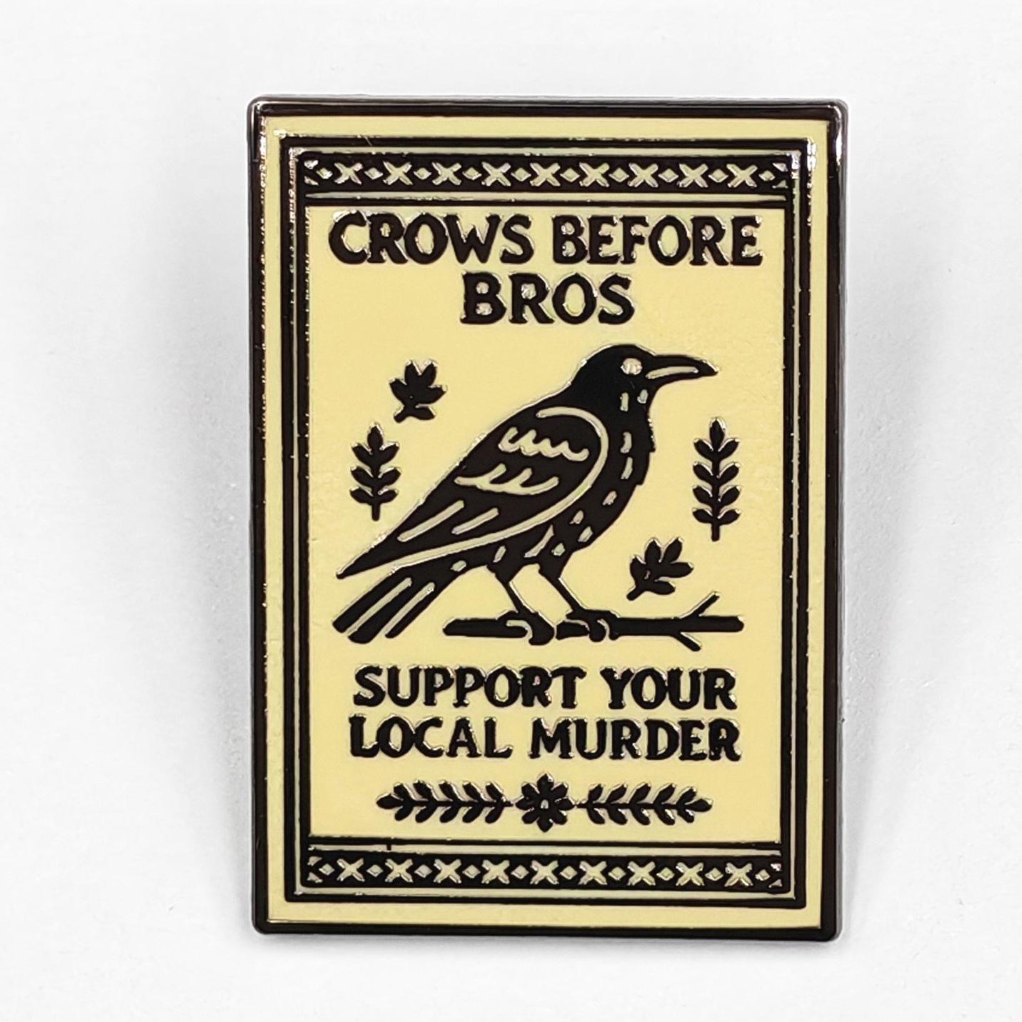 Wholesale Crows Before Bros Enamel Pin - Shady Front