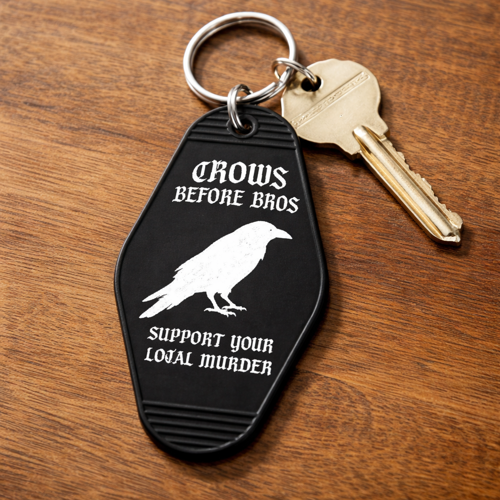 Crows Before Bros Room Keychain - Shady Front