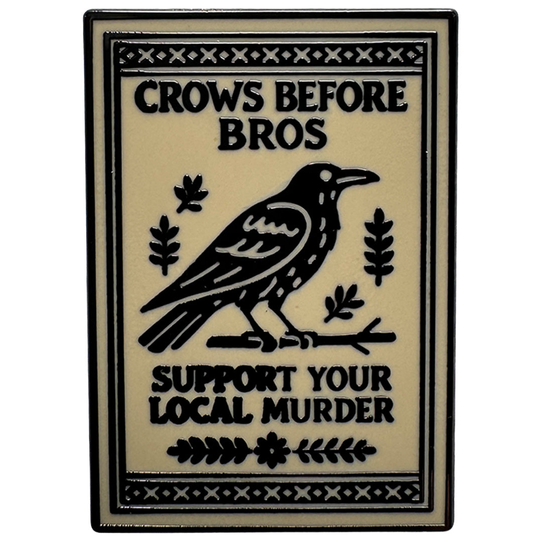 Wholesale Crows Before Bros Enamel Pin - Shady Front