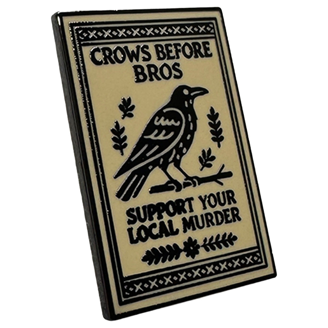 Wholesale Crows Before Bros Enamel Pin - Shady Front