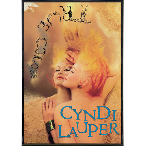 Cyndi Lauper "True Colors" Album Cover Poster Print