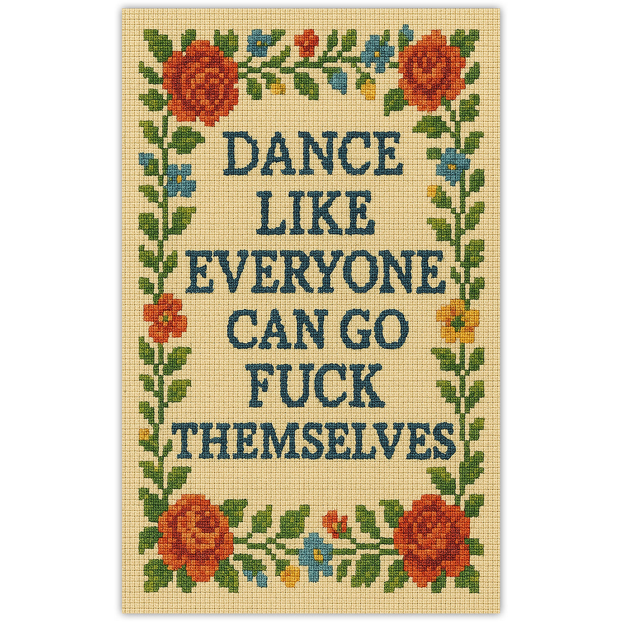Dance Like Everyone Can Go F--k Themselves Sticker - Shady Front