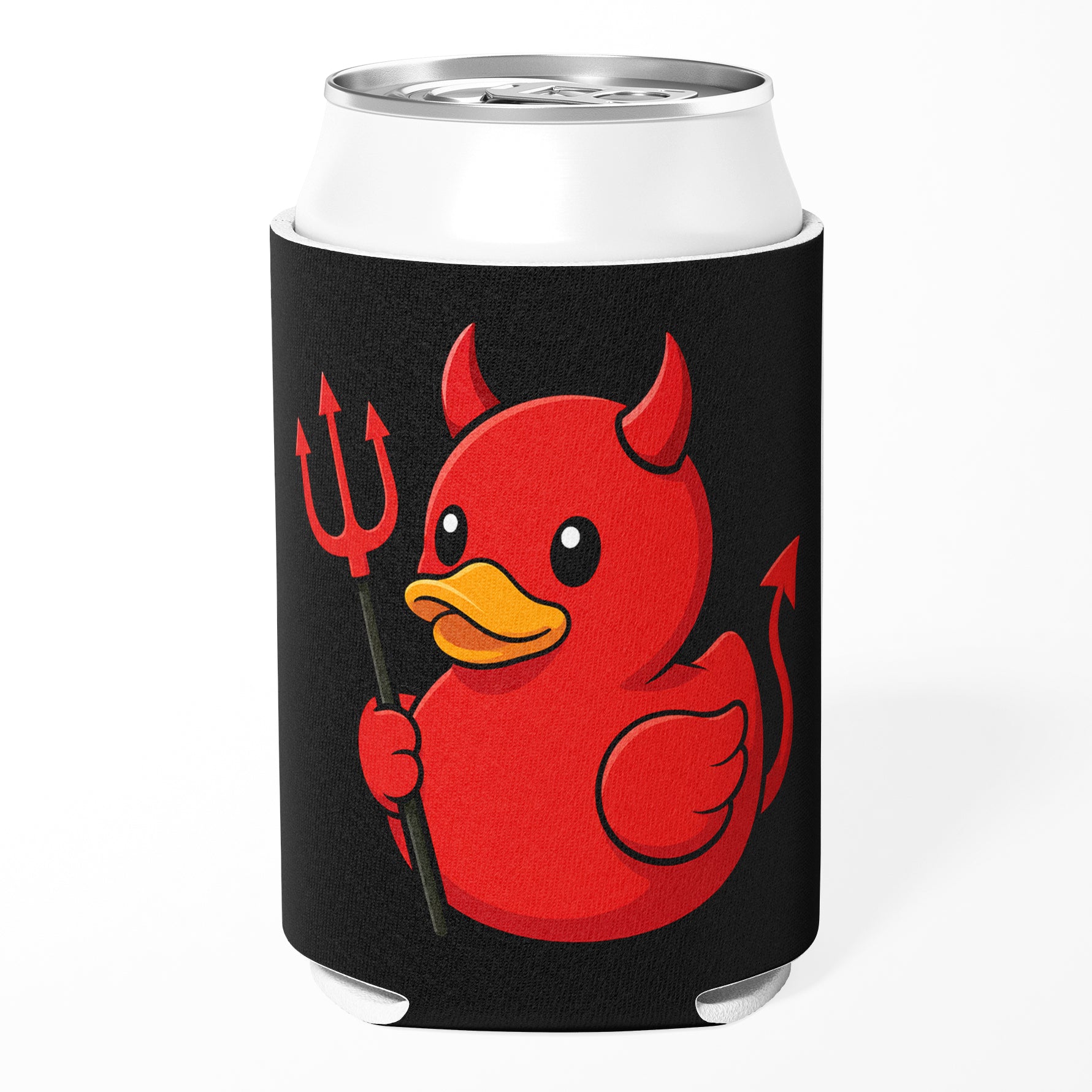 Wholesale Devil Duck Can Cooler - Shady Front
