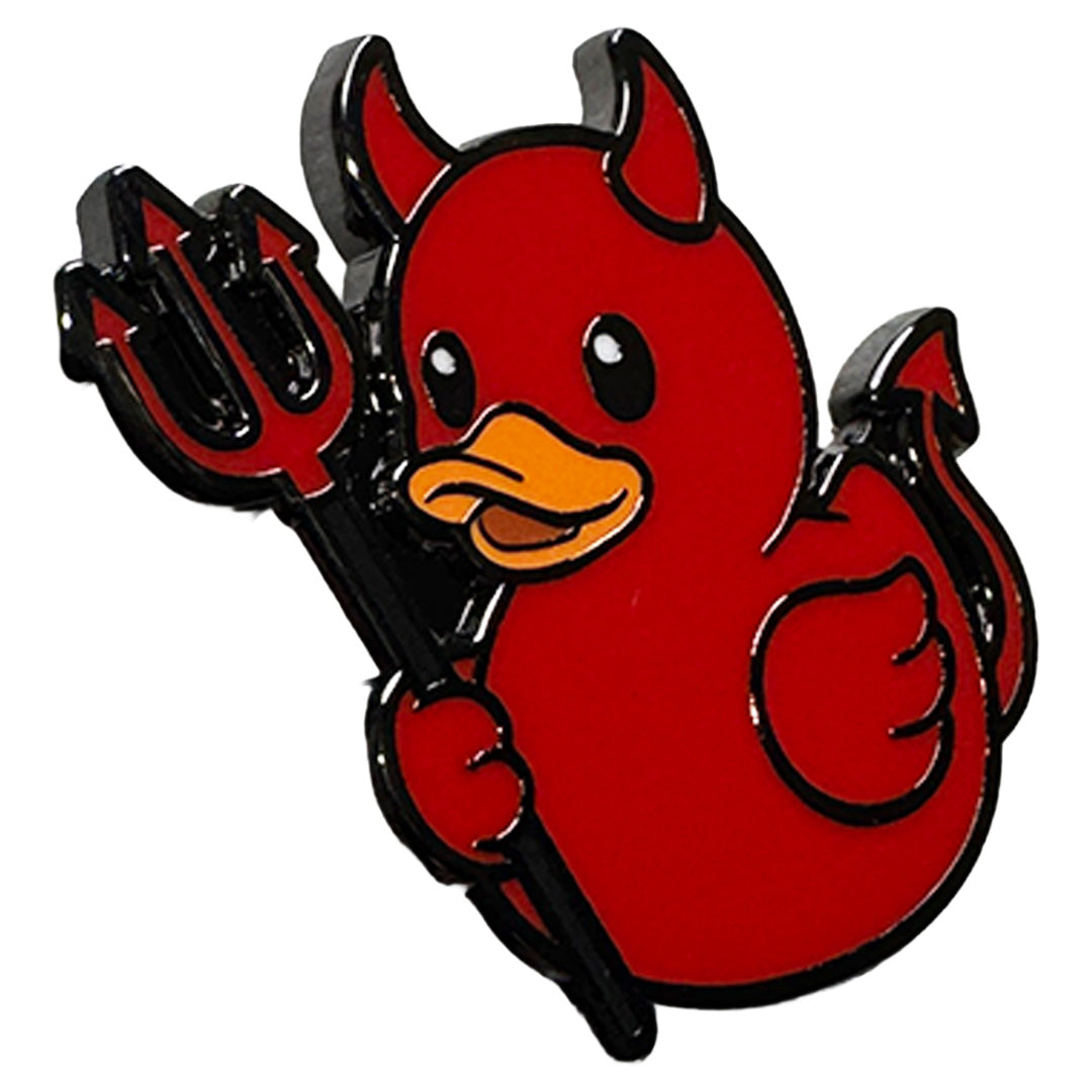 Wholesale Devil Duck Enamel Pin - Shady Front