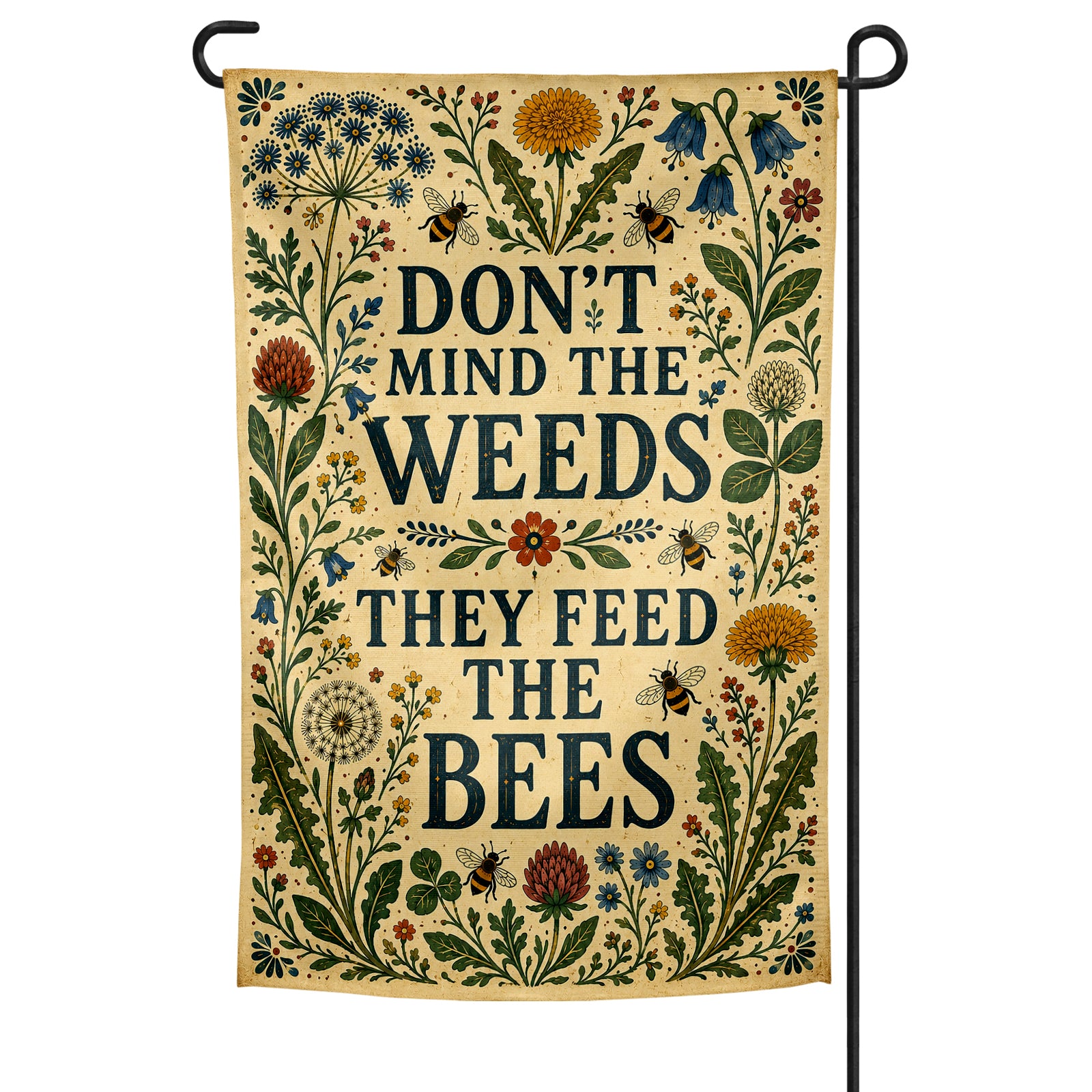 Wholesale Don't Mind the Weeds Garden Flag - Shady Front