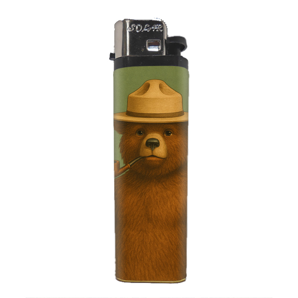 Don't Leave Butts in the Forest Basic Lighter - Shady Front