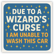 Due to a Wizard's Curse Sticker - Shady Front