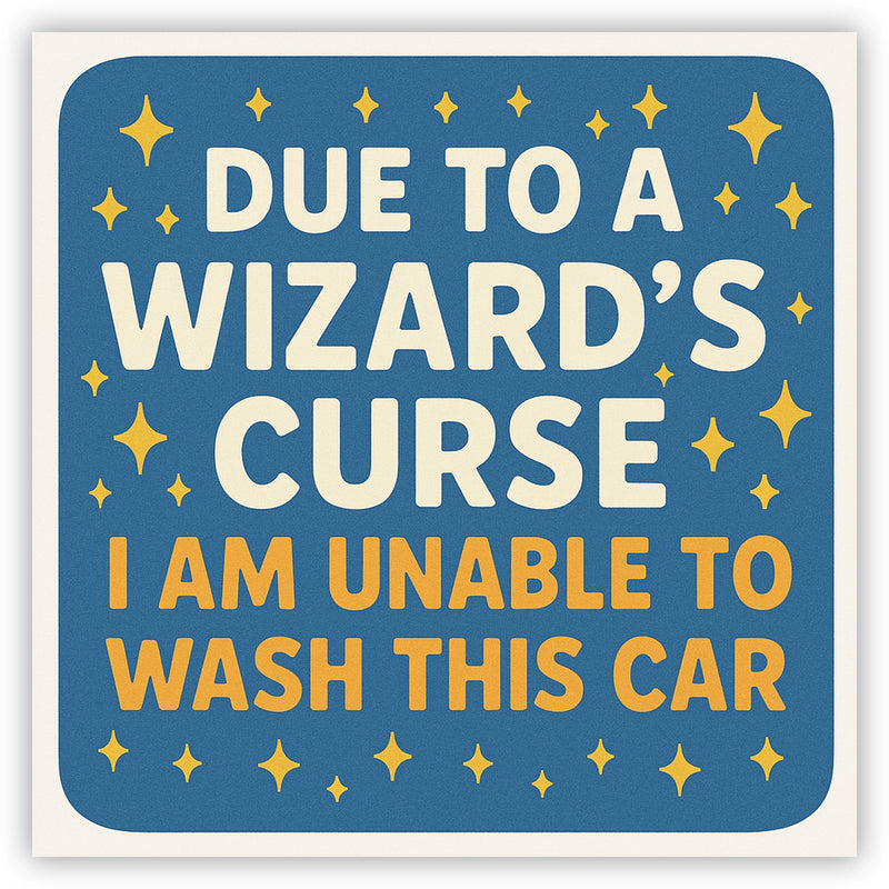 Due to a Wizard's Curse Sticker Wholesale Supplier - Shady Front