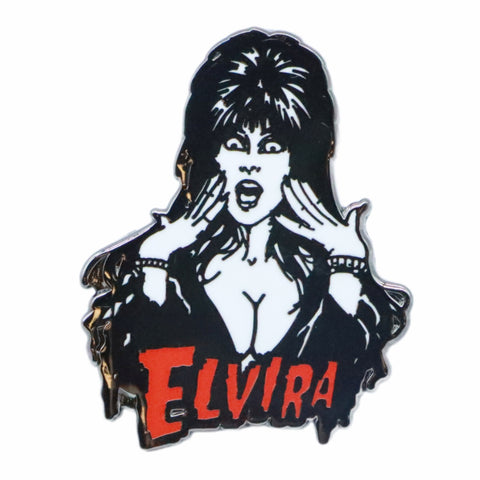 Elvira Enamel Pin