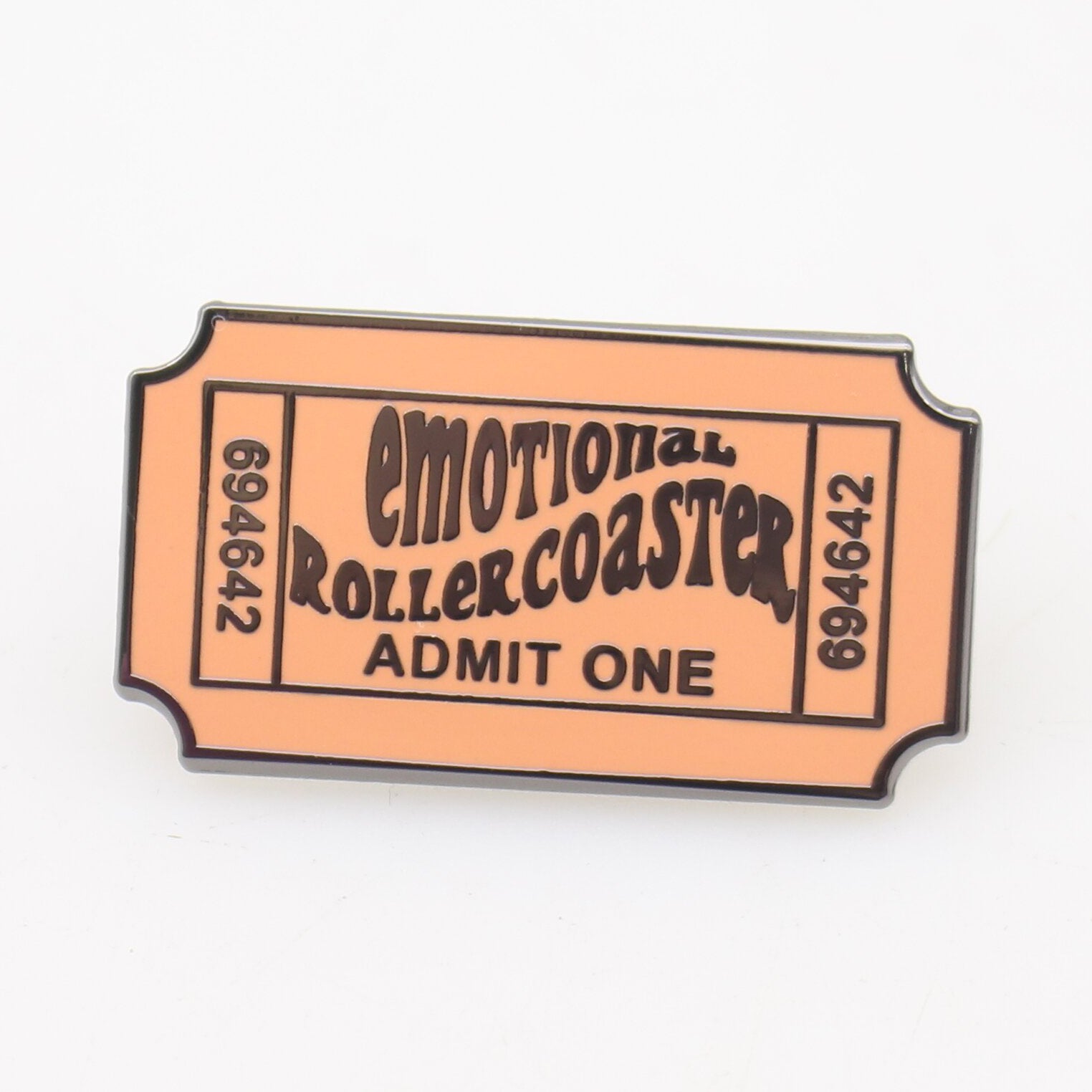 Emotional Rollercoaster Enamel Pin - Shady Front