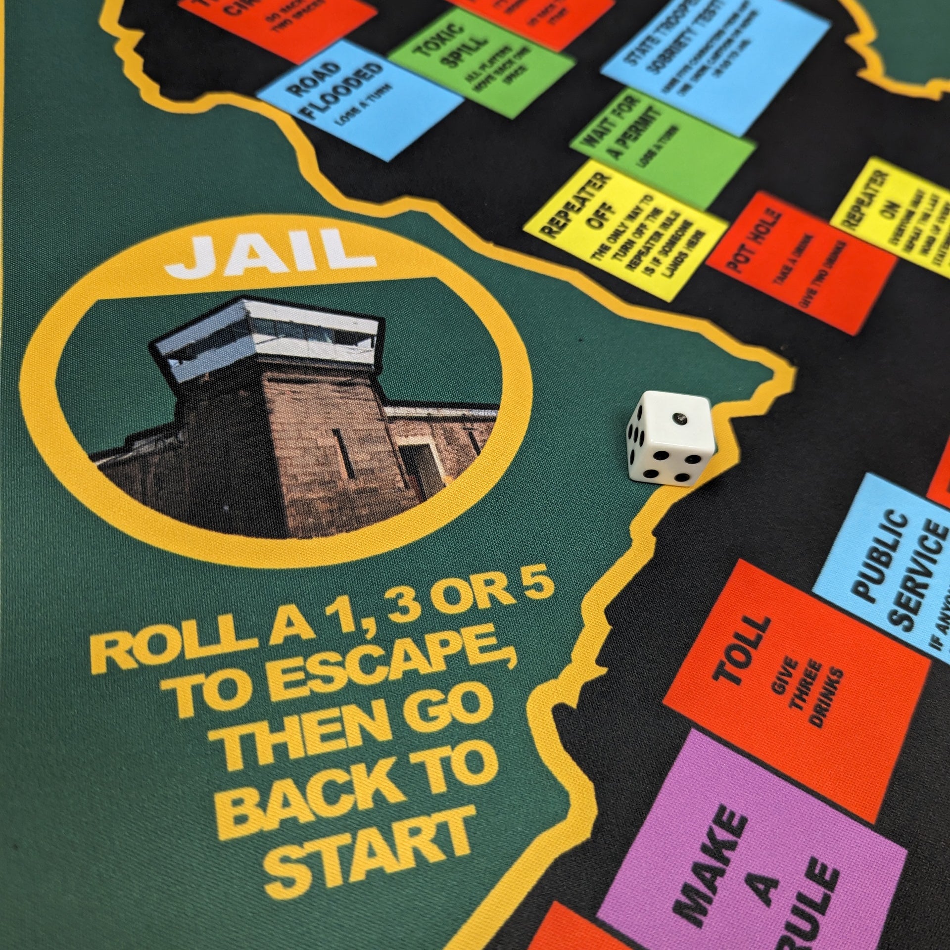 Escape from New Jersey Drinking Game - Shady Front