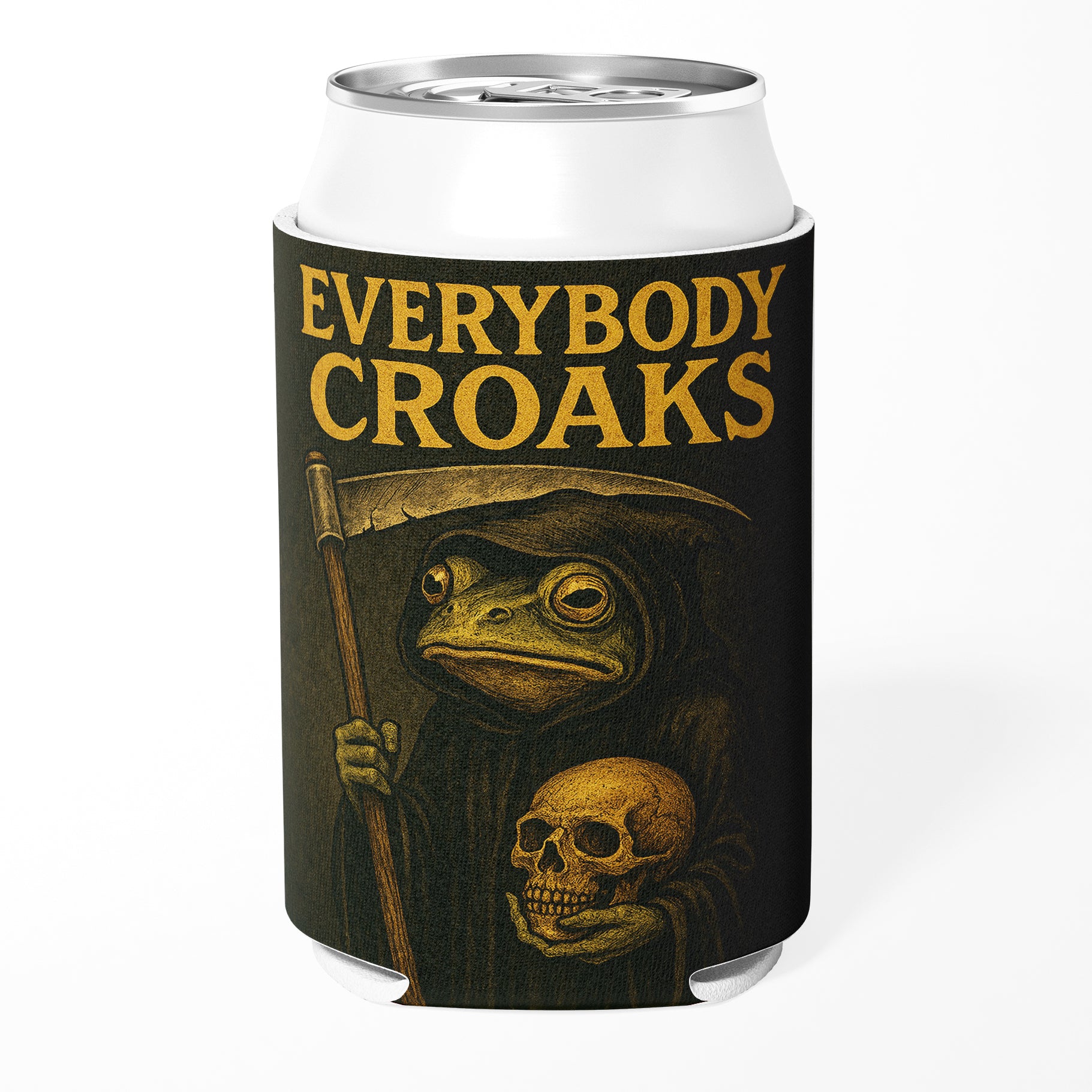 Everybody Croaks Can Cooler - Shady Front