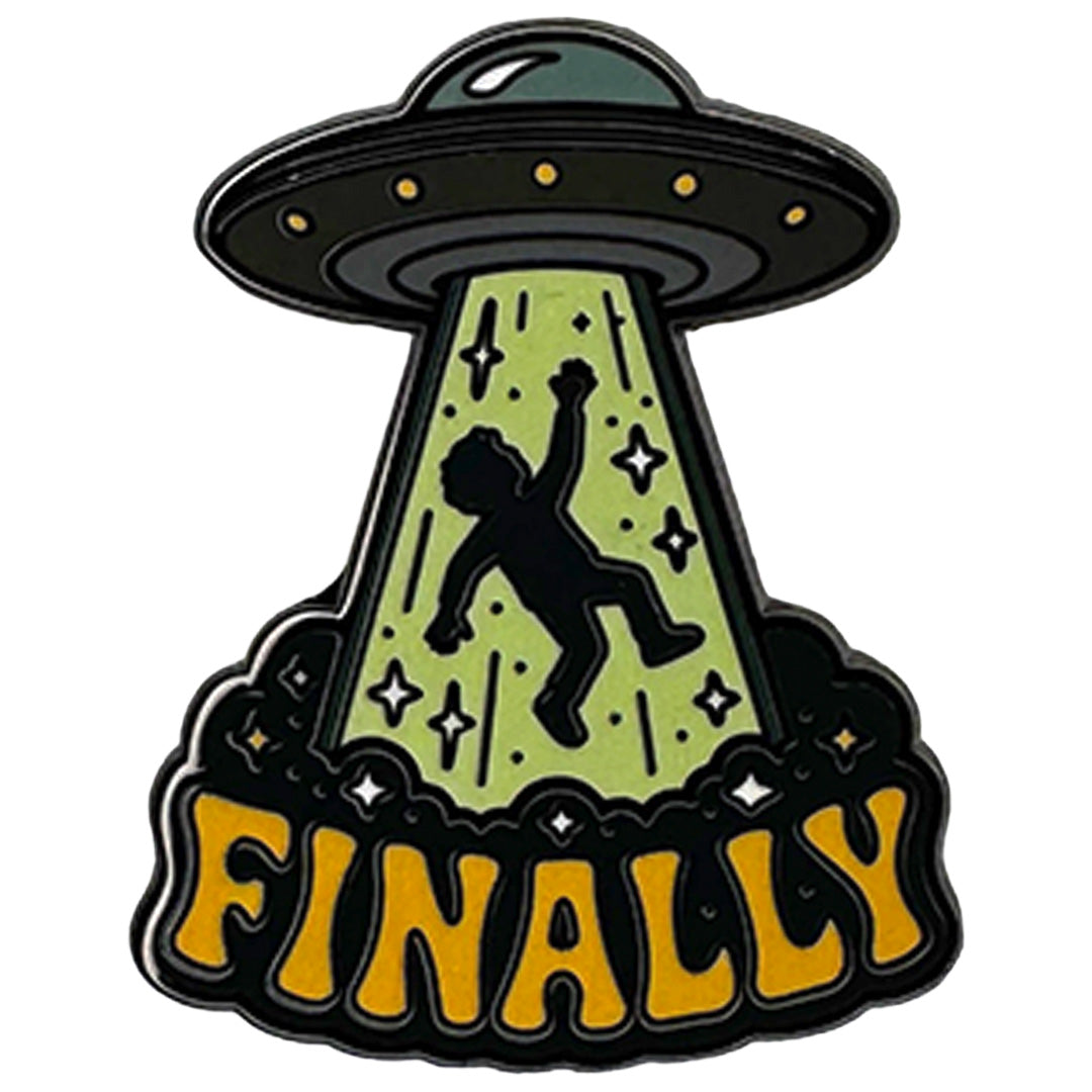 Wholesale Finally Leaving Enamel Pin - Shady Front