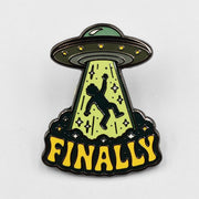 Wholesale Finally Leaving Enamel Pin - Shady Front