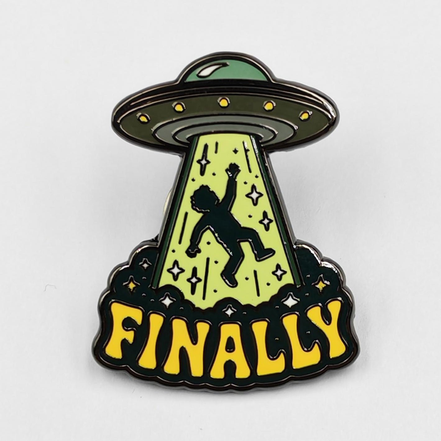 Wholesale Finally Leaving Enamel Pin - Shady Front