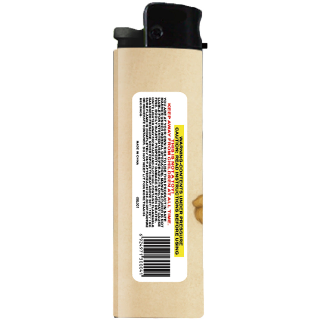 Fire Bear Cares Lighter - Shady Front