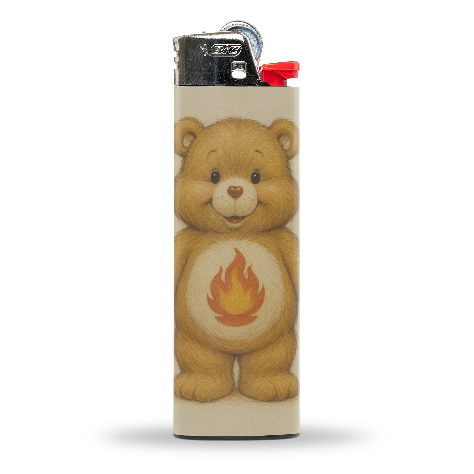 Fire Bear Cares Lighter - Shady Front