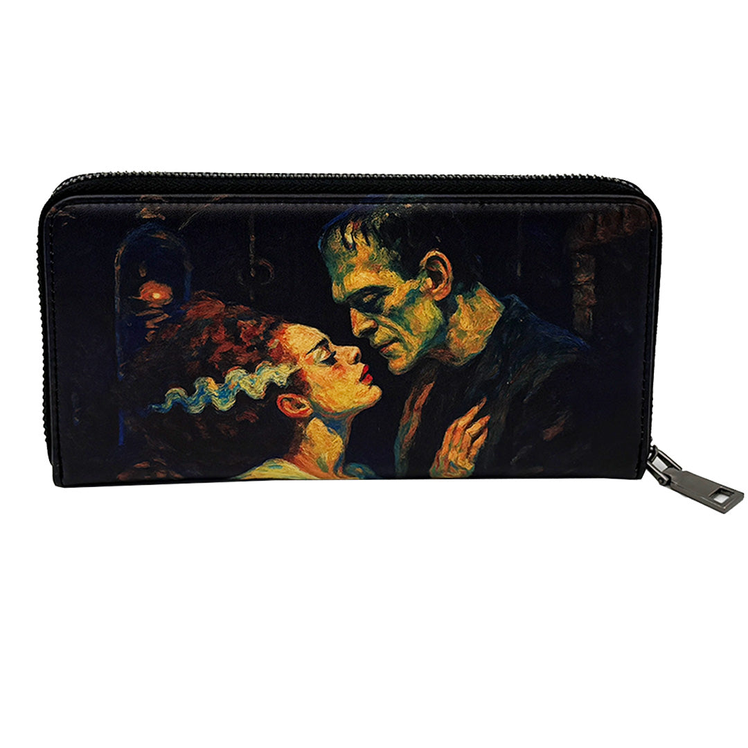 Frankenstein and His Bride Clutch Handbag - Shady Front