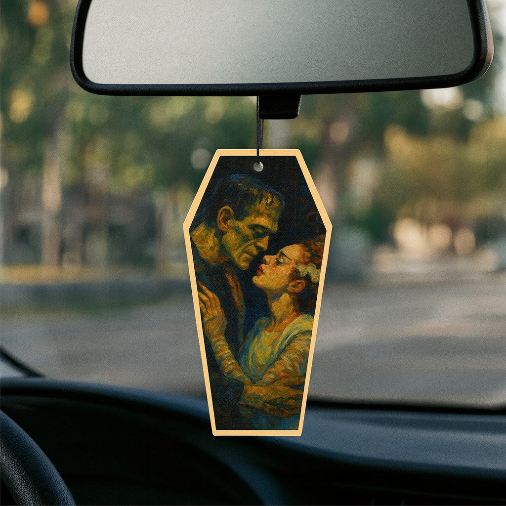 Wholesale Frankenstein and His Bride Air Freshener - Shady Front