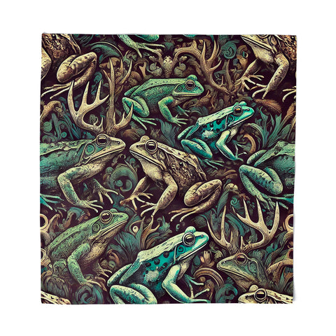 Frogs and Antlers Bandana