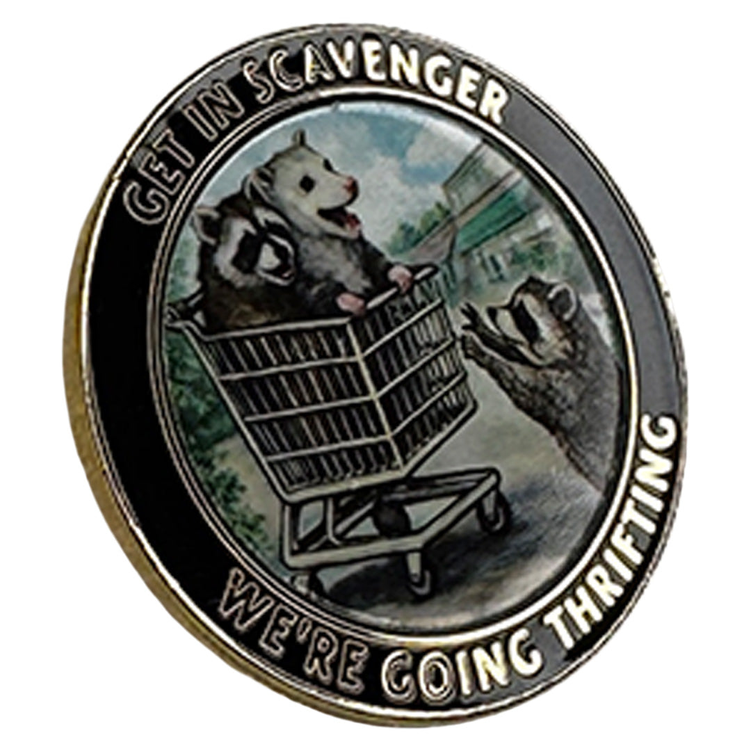 Wholesale ​Get In Scavenger Enamel Pin - Shady Front