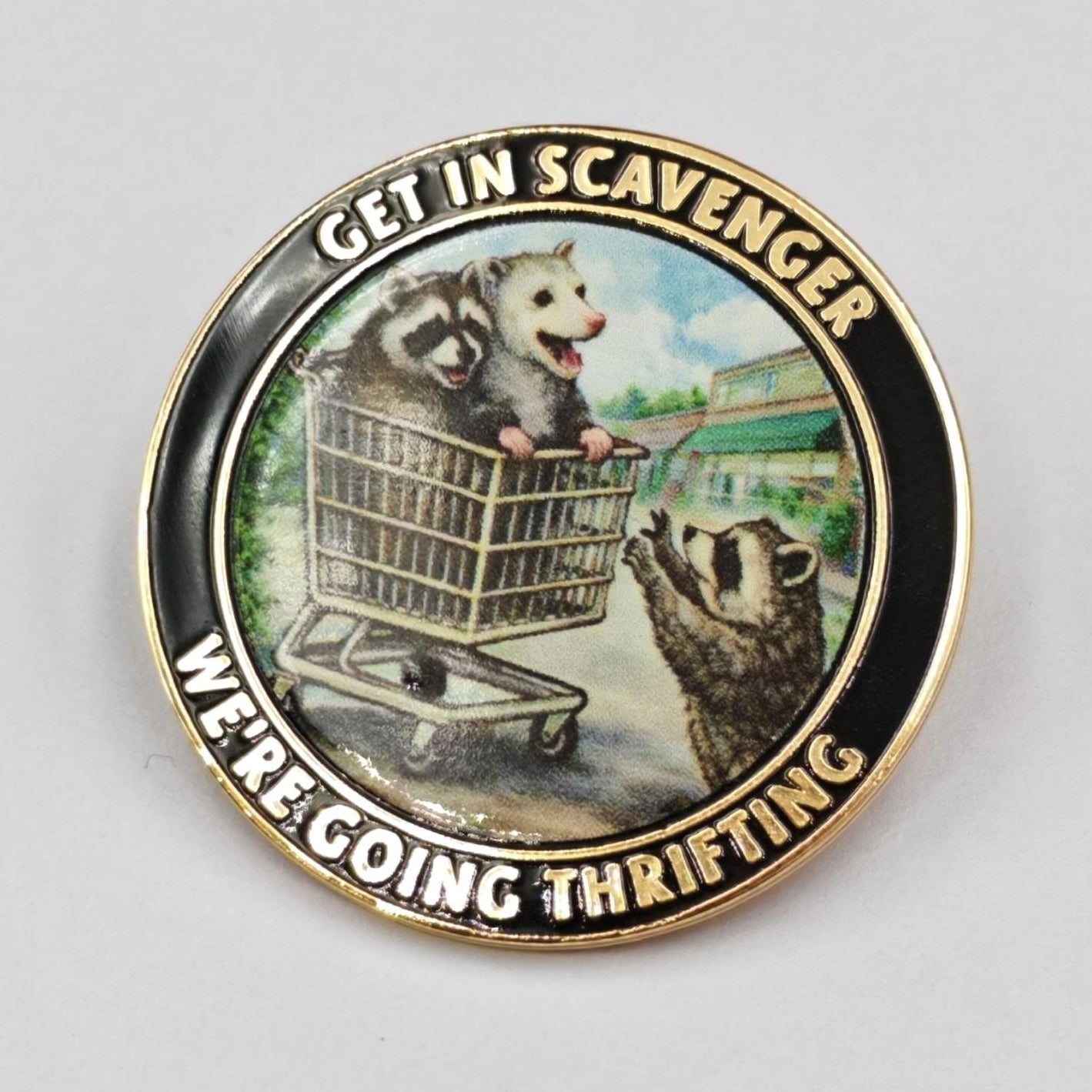 Wholesale Get In Scavenger Enamel Pin - Shady Front