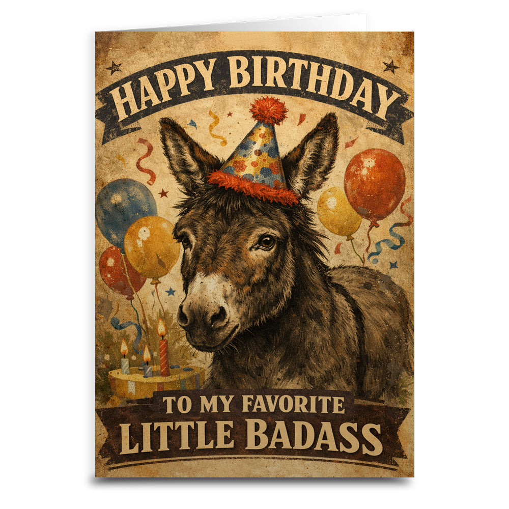 Happy Birthday to My Favorite Badass Card - Shady Front