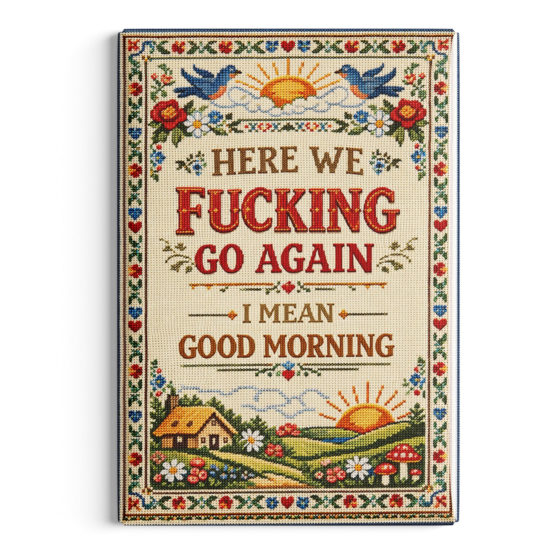 Wholesale Here We F-cking Go Again Fridge Magnet - Shady Front