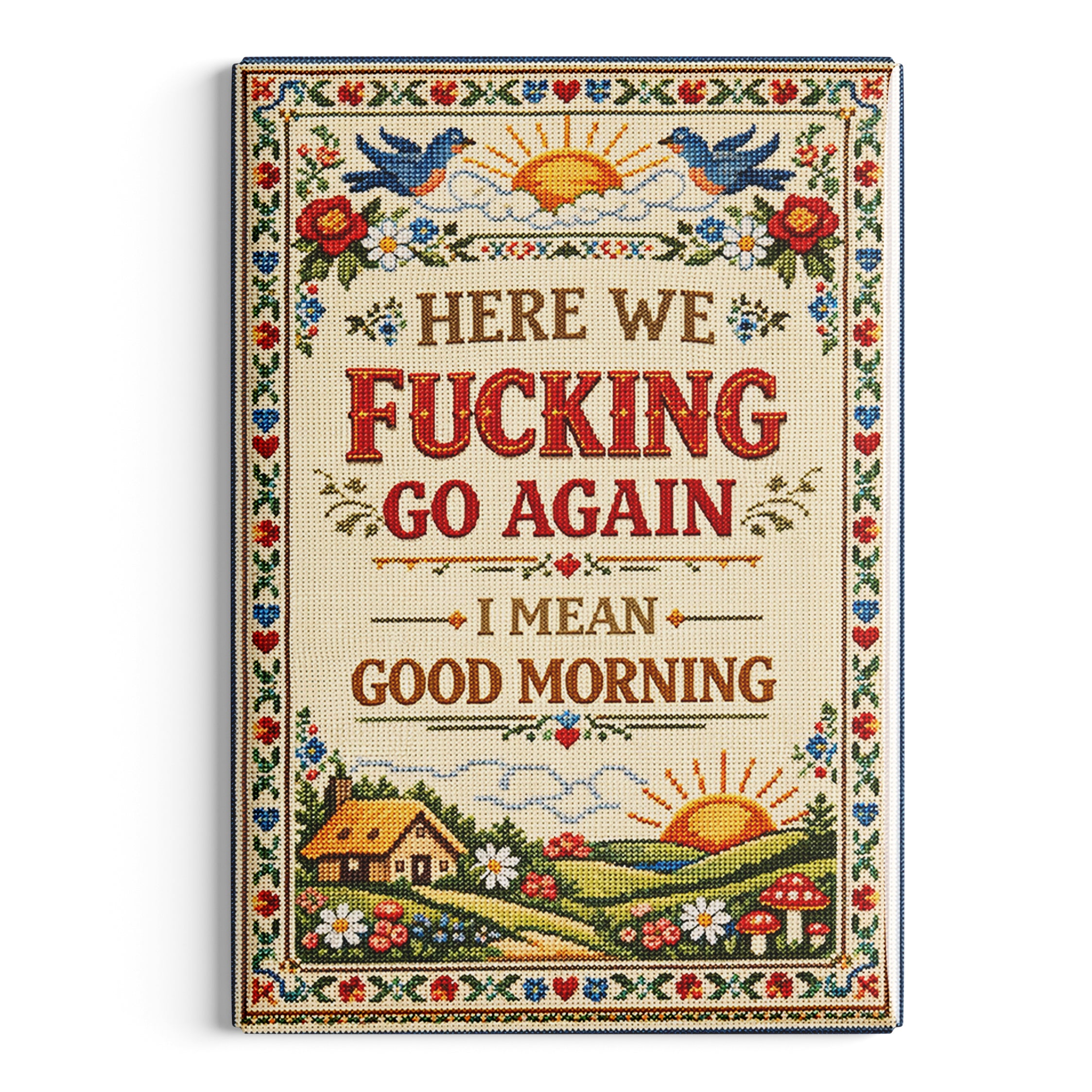 Wholesale Here We F-cking Go Again Fridge Magnet - Shady Front