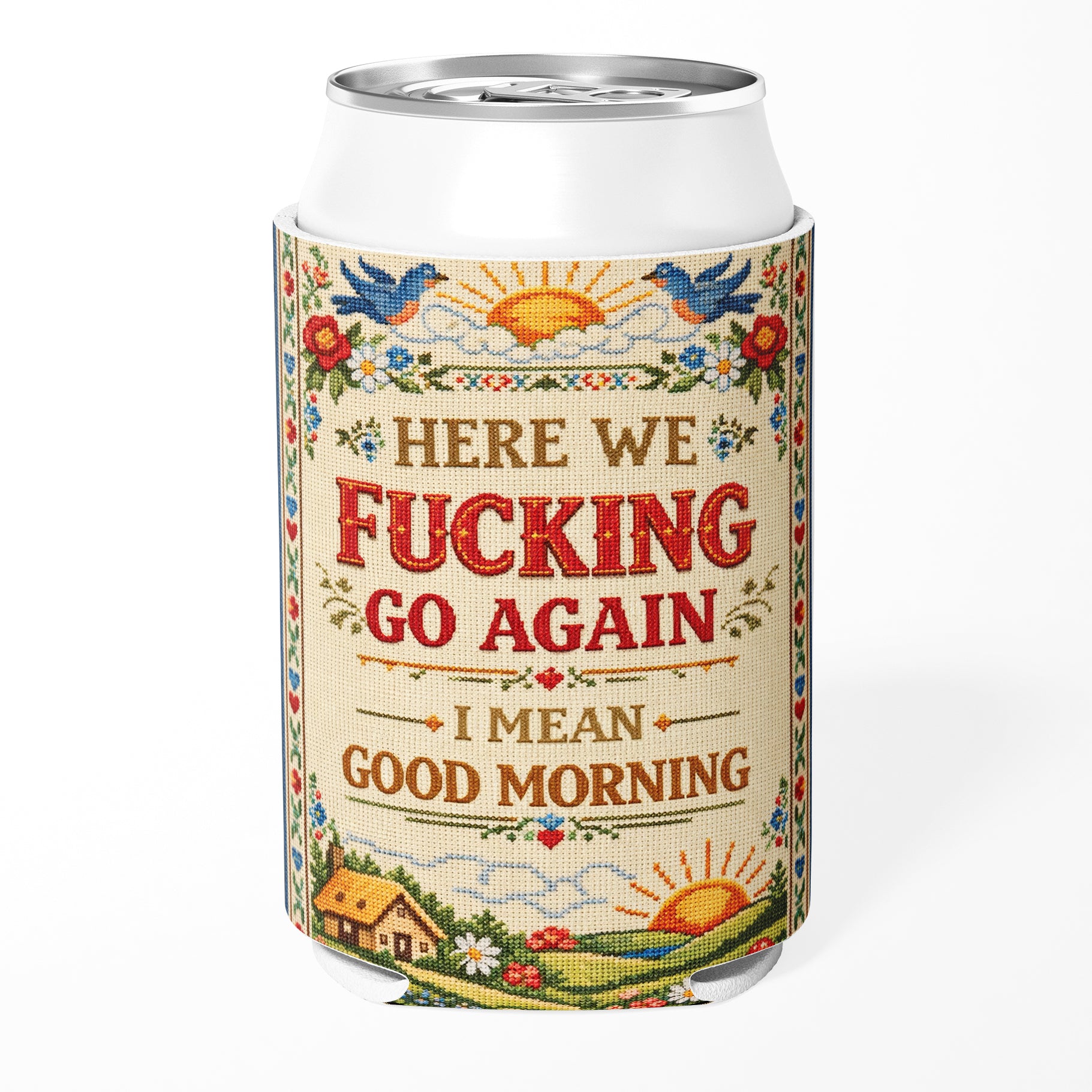 Here We Go Again Can Cooler - Shady Front