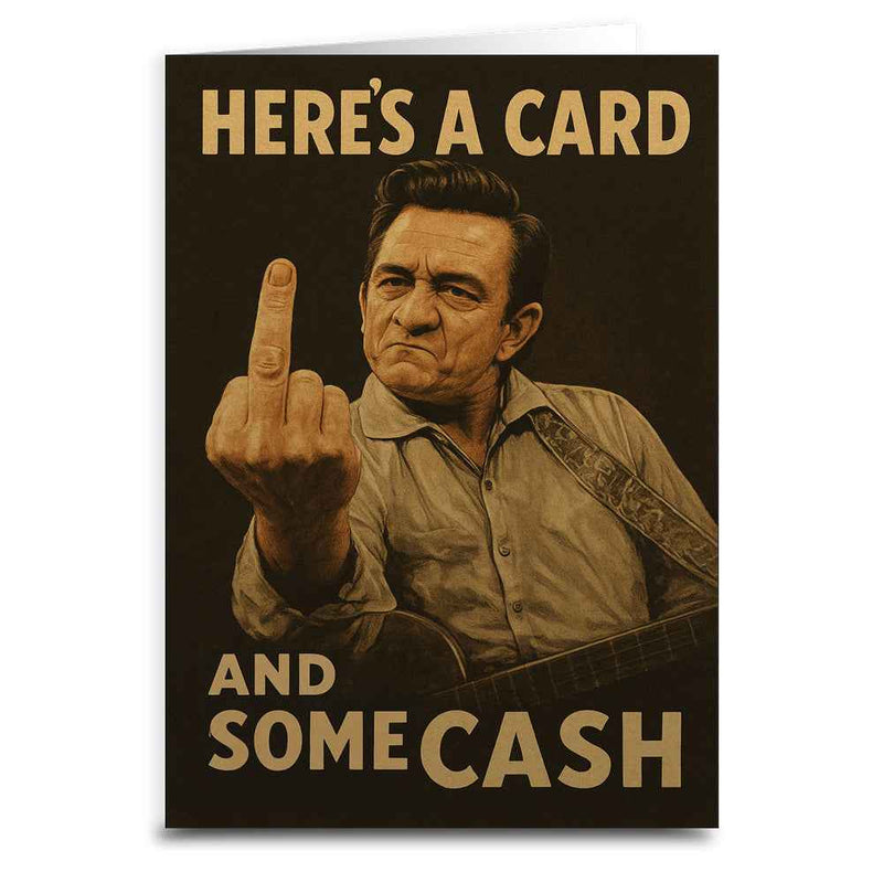 Here's a Card and Some Cash Greeting Card Wholesale Supplier - Shady Front