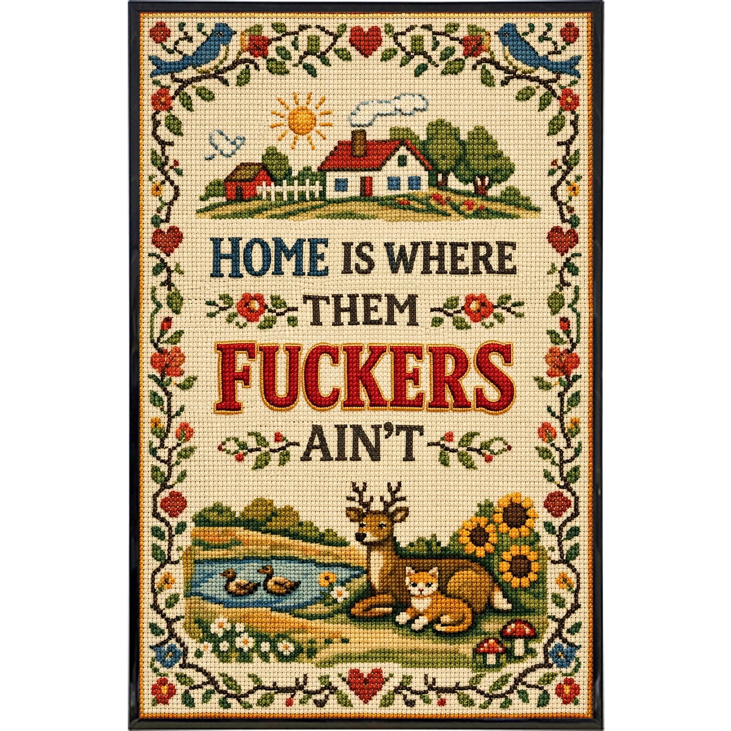 Home is Where Them F--kers Ain't Print - Shady Front
