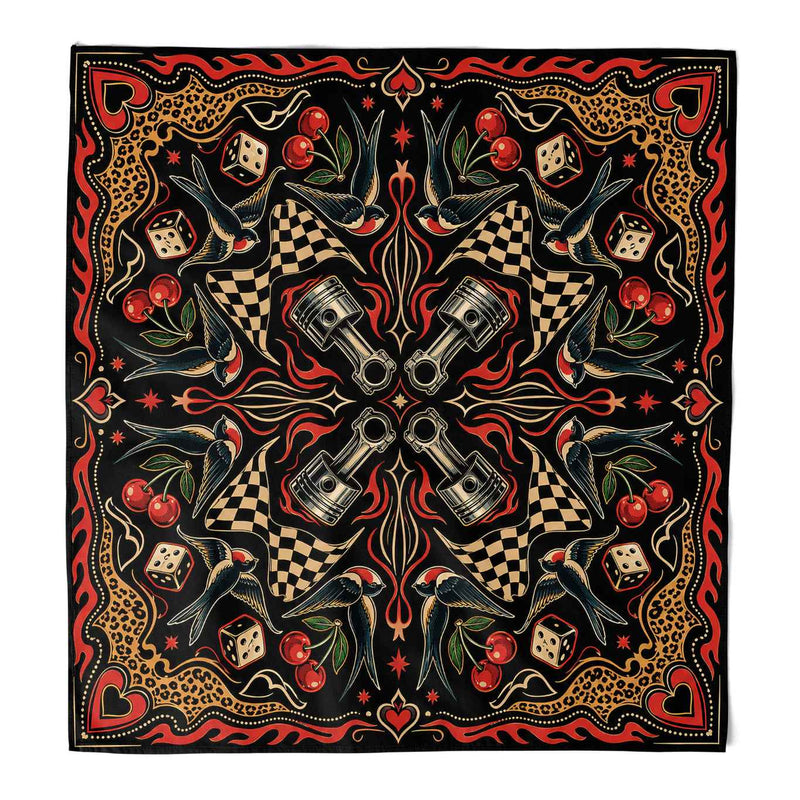 Hot Rod Hell Bandana Wholesale Supplier - Shady Front