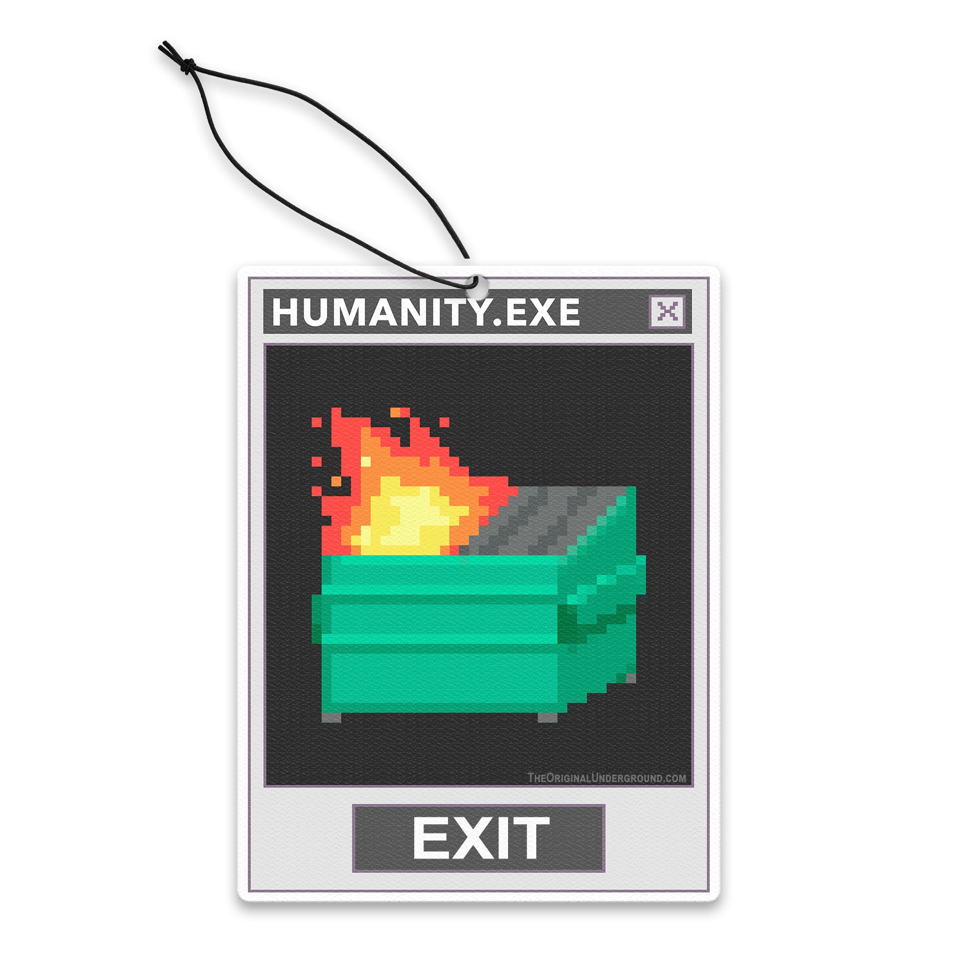 Humanity.exe Air Freshener - Shady Front