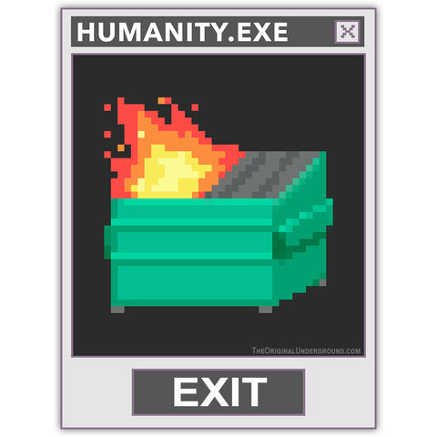 Humanity.exe Sticker