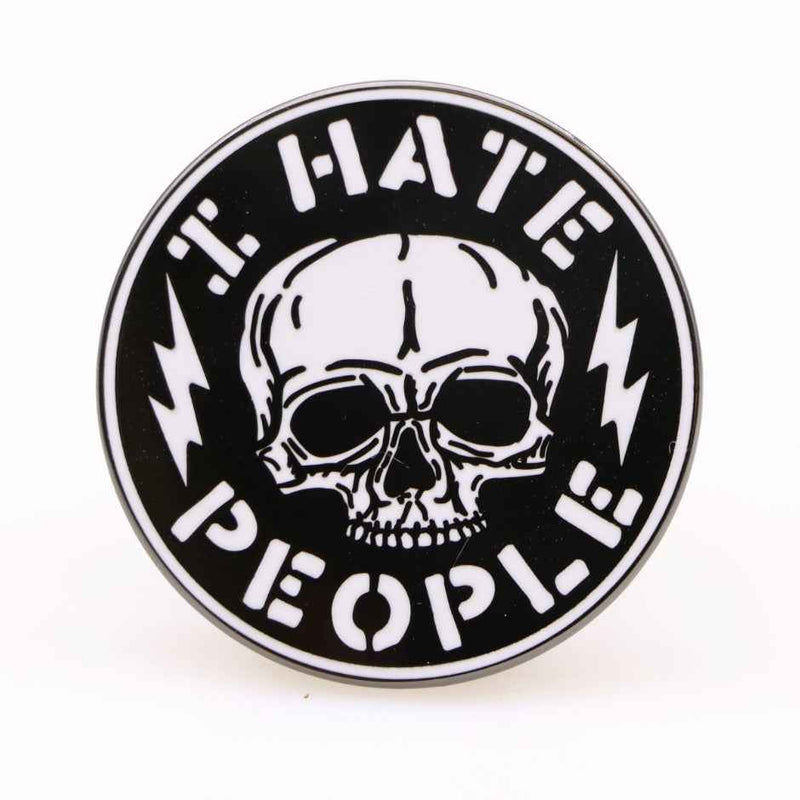 I Hate People Enamel Pin Wholesale Supplier - Shady Front