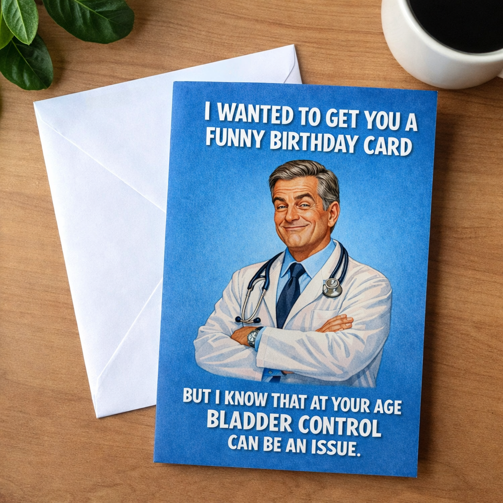 I Wanted to Get You a Funny Birthday Card - Shady Front