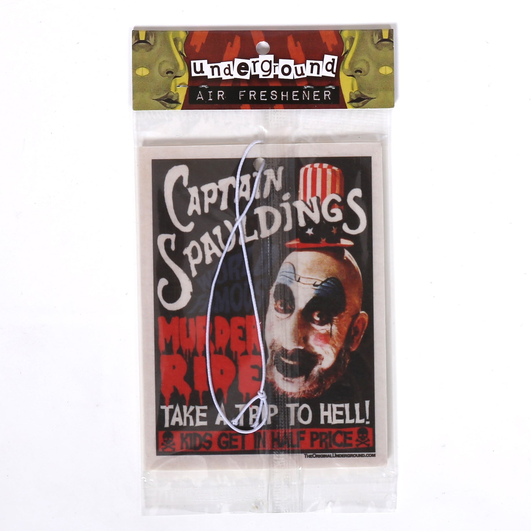 Captain Spaulding's Murder Ride Air Freshener - Shady Front