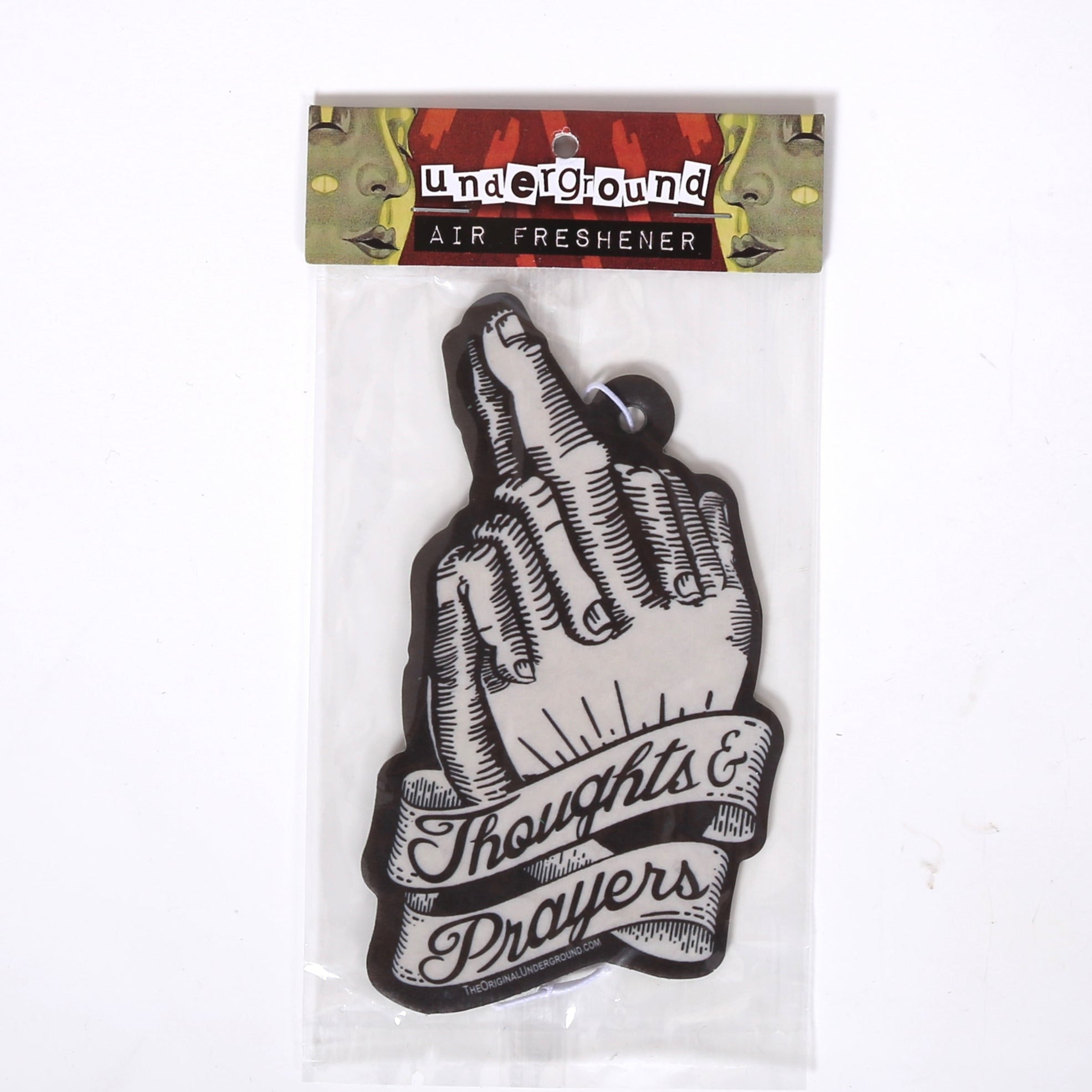 Thoughts and Prayers Air Freshener - Shady Front