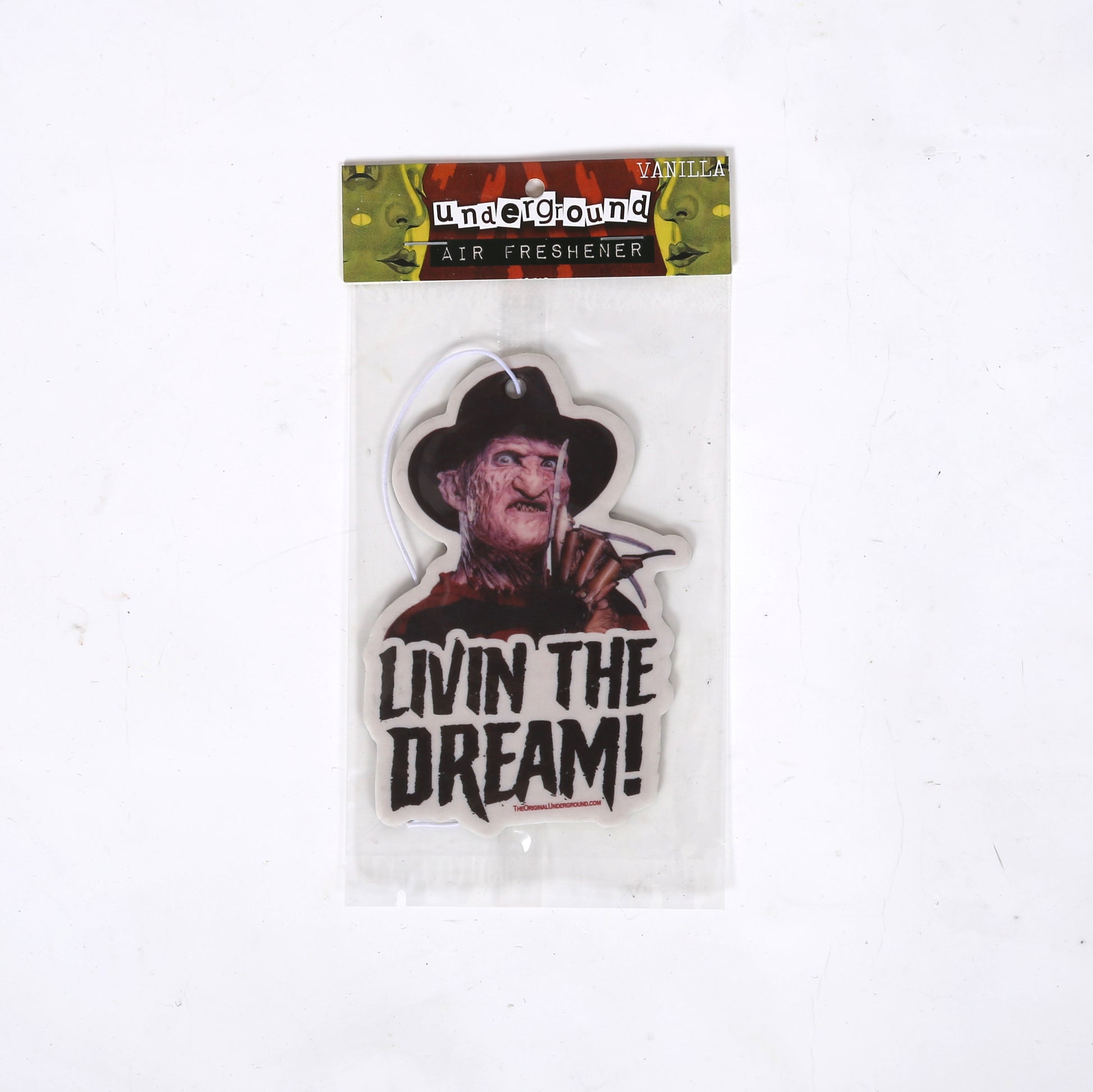 Freddy Krueger "Living the Dream" Air Freshener - Shady Front