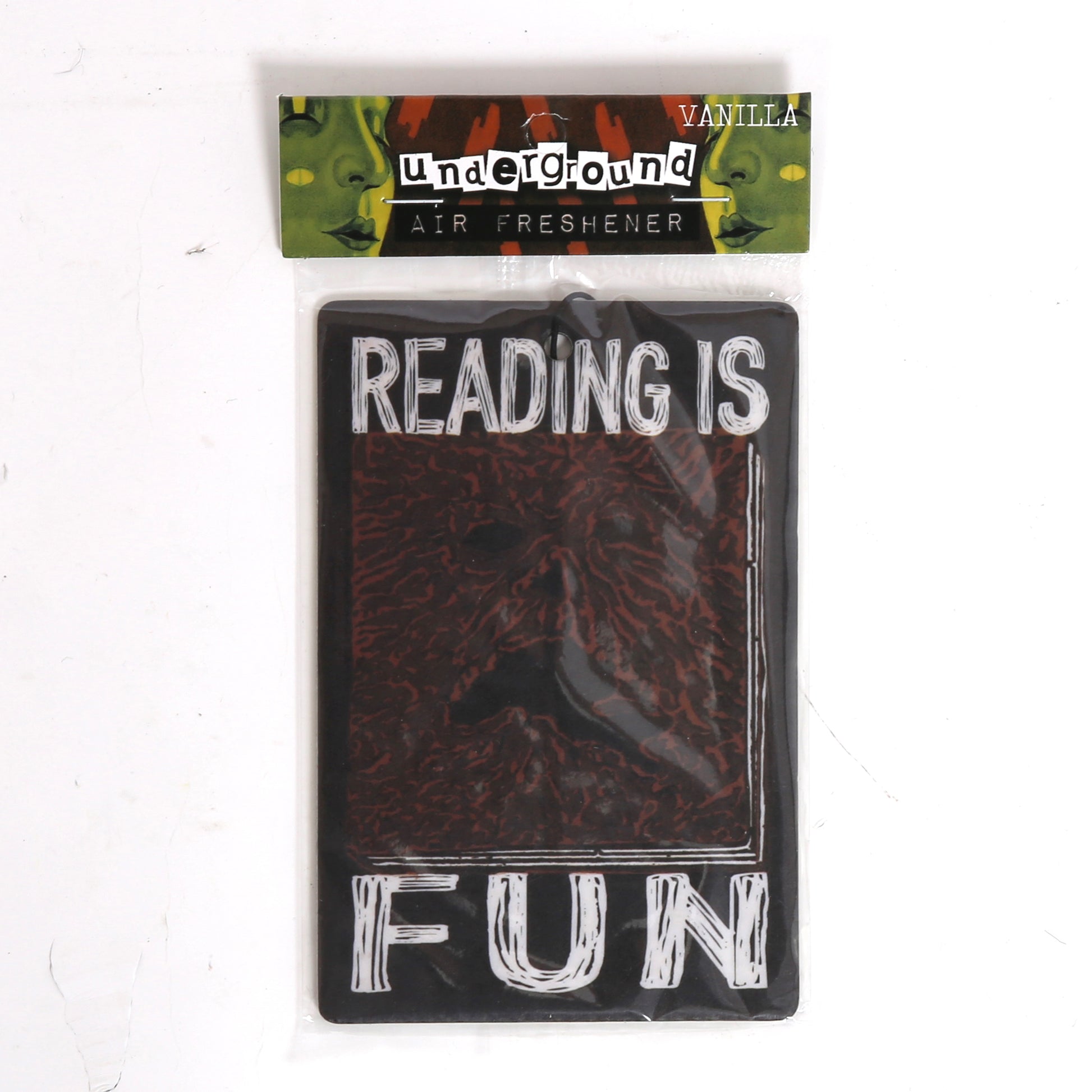 Necronomicon "Reading is Fun" Air Freshener - Shady Front