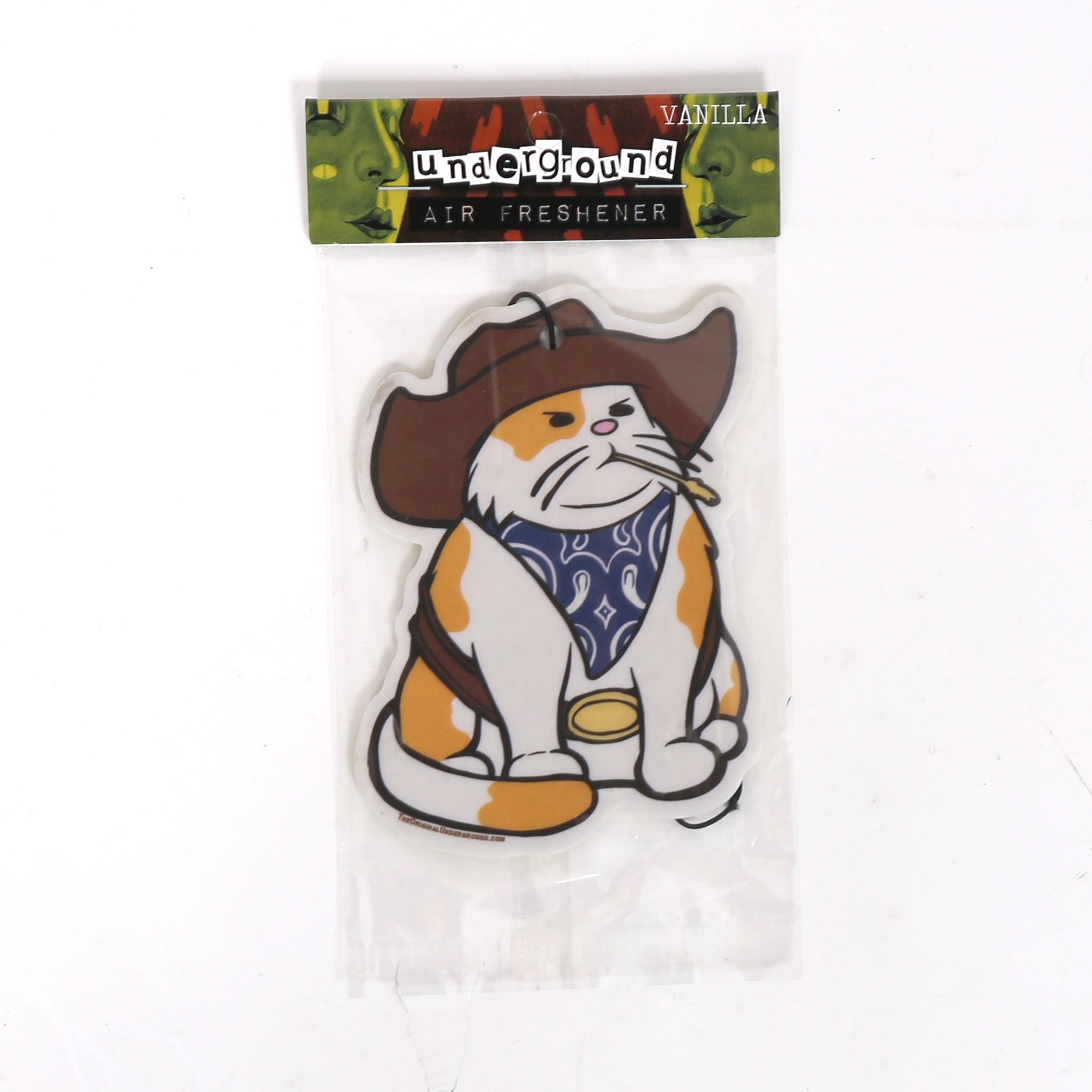Cowboy Cat Air Freshener - Shady Front