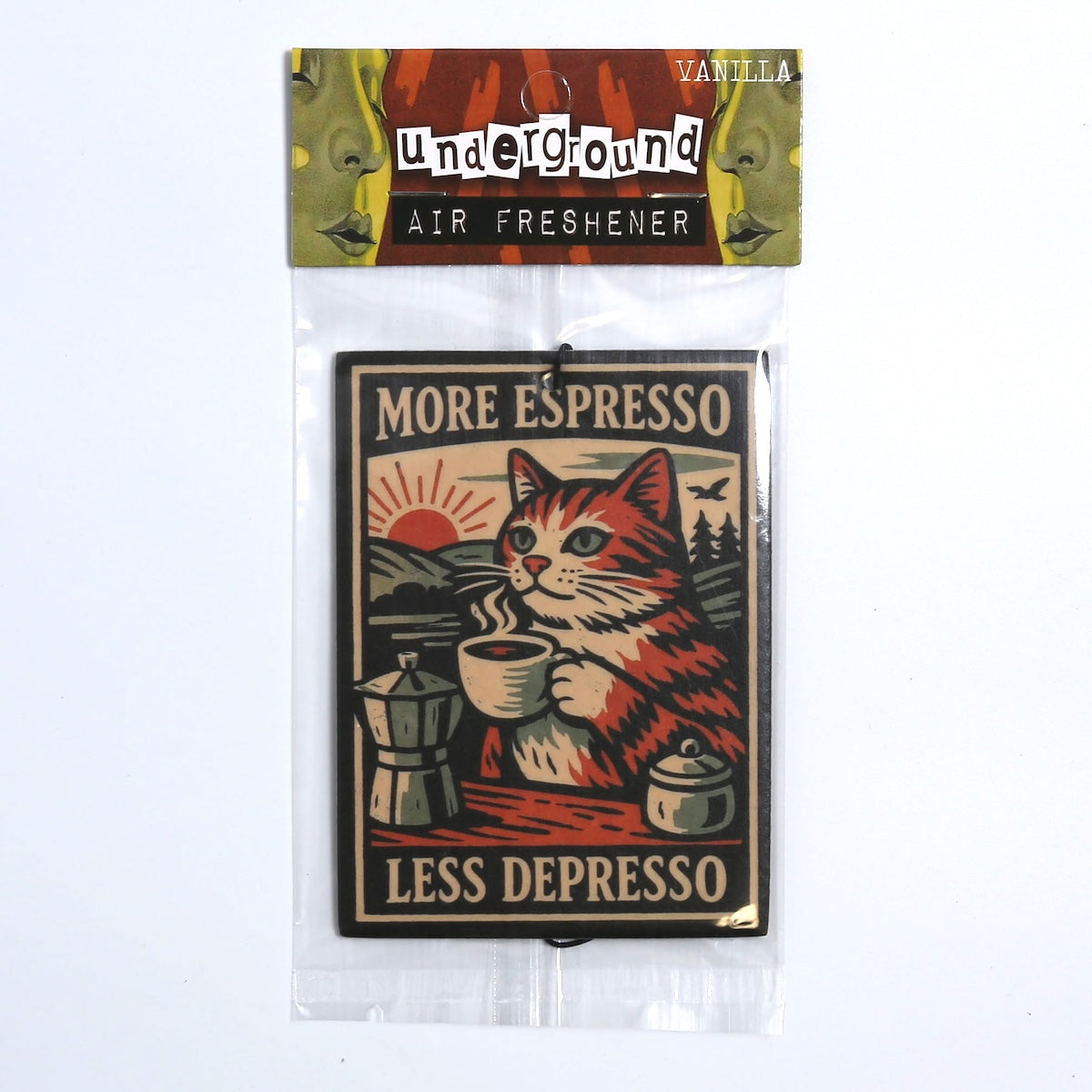 More Espresso Less Depresso Air Freshener - Shady Front
