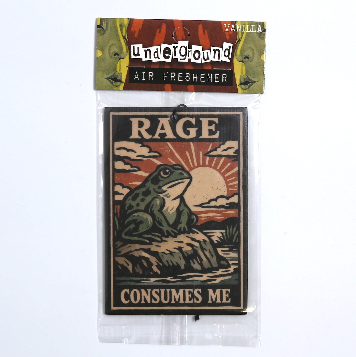 Rage Consumes Me Air Freshener - Shady Front