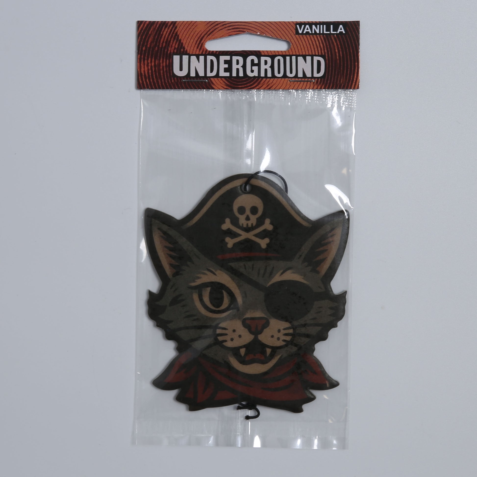 Pirate Cat Air Freshener - Shady Front