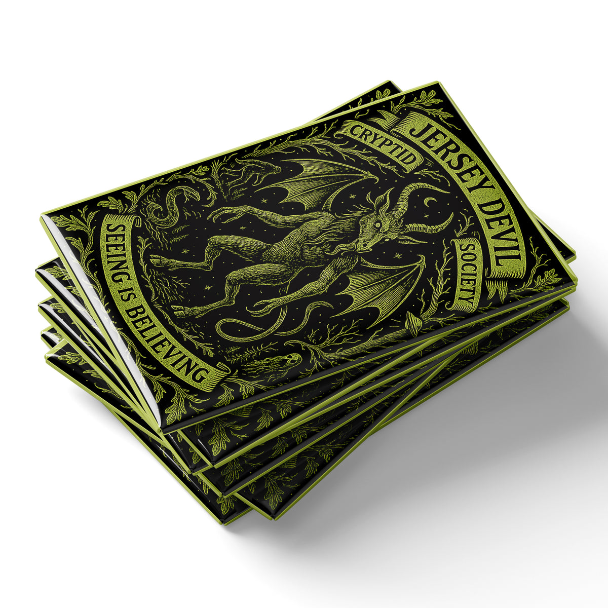 Wholesale Jersey Devil Cryptid Society Fridge Magnets - Shady Front