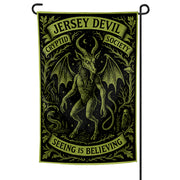 Jersey Devil Cryptid Society Garden Flag - Shady Front